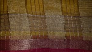 Elegant Yellow Saree✨️