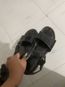 Black Strappy Sandals