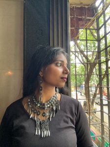 Afghani Mirror Choker Set