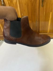 Brown pure Leather Boots