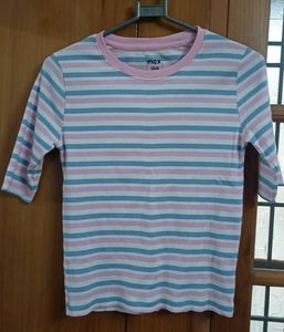 Round Neck Fitted T-shirt
