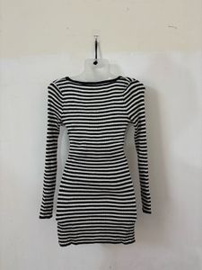 Striped Bodycon Mini Dress