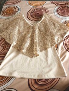 Sparkly Gold Party Top