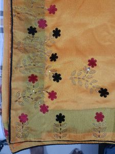 Elegant Yellow Saree