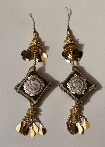 Mehendi Green latkan/ Tassels For Lehenga Blouses
