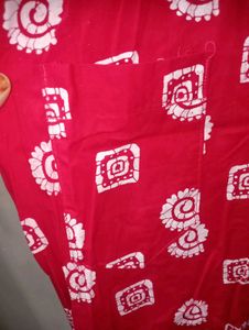 pure cotton pink  Printed Nighty