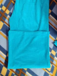 blue colour velvet co ord set