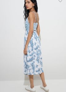 🆕 “Bombay Paisley” Blue Prints Cotton Gown Set