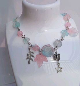 Pastel Floral Necklace