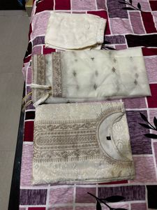 Women Embroidery Straight Kurta Set Size XL