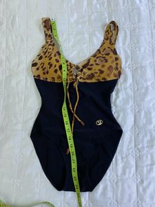 Leopard Print Swimsuit 10-12 yes