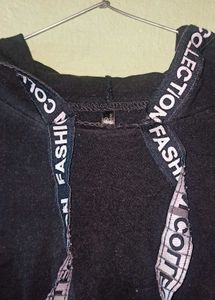 Black Fashion Hoodie