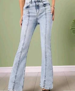 Light Wash Flare Jeans