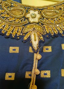 Royal Blue Colour Chudidhar Top