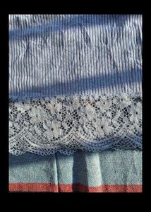 Blu Lace Trim Cami Top