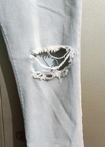 Ripped Jeans - Grey