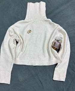 Cream Turtleneck Sweater