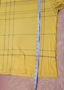 Yellow Plaid T-shirt