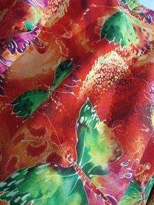 Orange Girlesh Crop Top