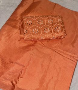 Lehenga Georgette Saree with Unstitch Blouse