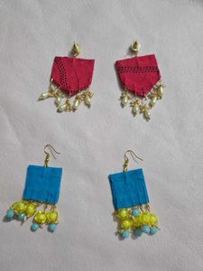 Fabric Earings