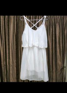 White Layered Sundress