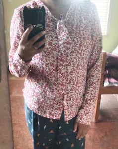 beautiful flower print top