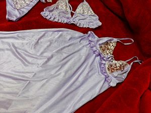 4 Piece Nighty Set