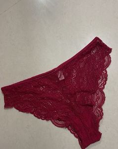 Burgundy Lace Panty