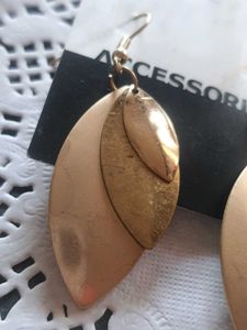 Gold Leaf Danglers