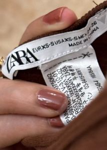 ZARA Seamless Corsetry Inspired Top