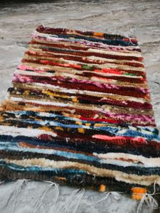 Handmade Rag Rug Door met