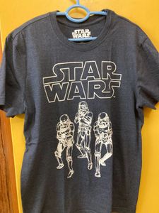 Green Polo Tshirt And Star Wars Tee
