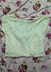 Beautiful White Crop Top