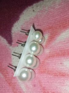 Pearl Stud Earrings
