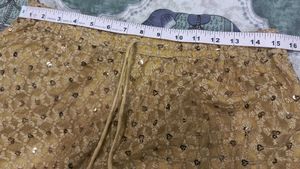 Red &amp; Golden Plazzao Dress