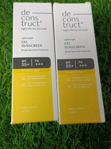 2 Deconstruct Gel Sunscreen