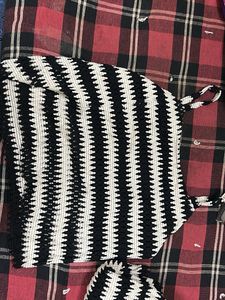 Crochet Knit Top &amp; Shorts Set