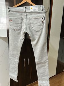 Stylish Grey Denim Jeans
