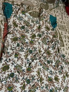 Floral Print Kurta Set