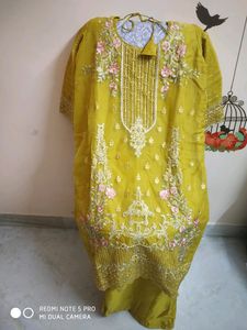 Elegant Embroidered Pakistani Suit