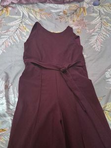 Maroon Jumpsuit