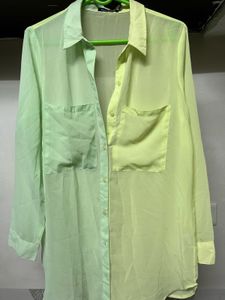 Neon Green Sheer Shirt💚💛
