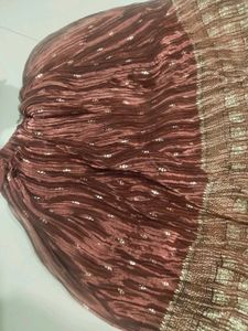 Elegant Maroon Ethnic Skirt