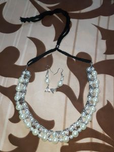 Oxidized Jewelry With Earings