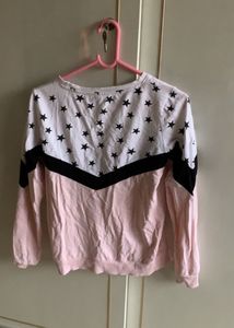 Star Pattern Sweatshirt