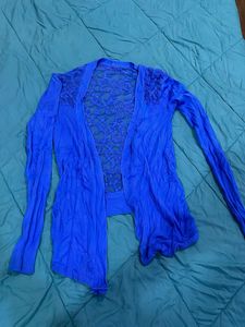 Blue Lace Cardigan