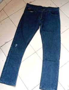 Dark Blue Denim Jeans