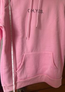 Pink &#39;OH YES&#39; Hoodie - Size M