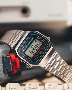 Casio Vintage Stainless Steel Chain